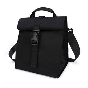 Prefect holiday gift!  Lunch bag Cooler tote waterproof  black